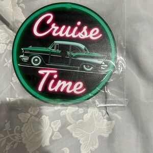 New WOT Cruise Time Green and Black Wall Decor